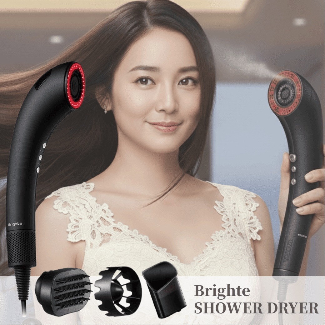 Brighte ブライト SHOWER DRYER シャワードライヤー BRT-SD173 ブラック