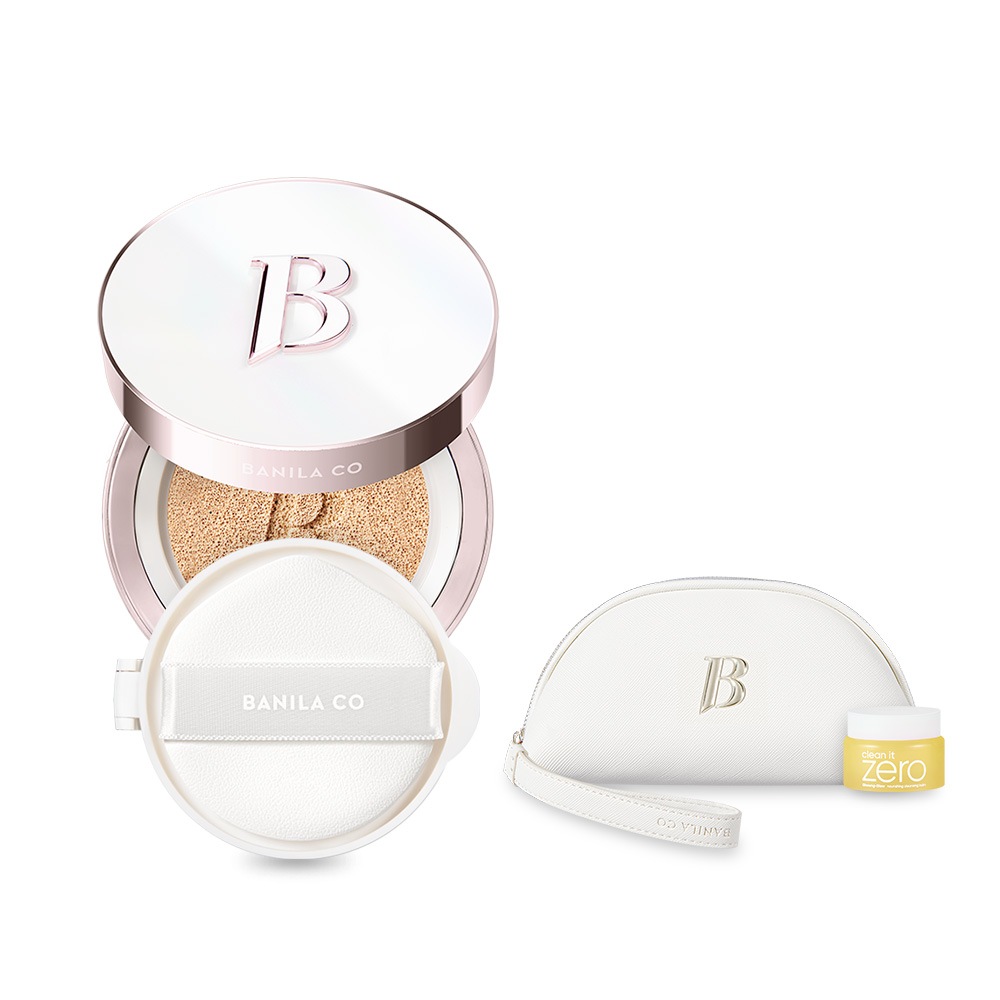 【バニラコ】カバリシャスアルティメットホワイトクッションモイスチャー本品14G+リフィル14G SET（SPF50+++）