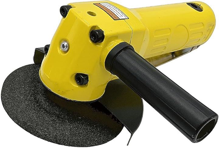 エアサンダー 毎分11000回転 ディスクサンダー エアーグラインダー 工具 研磨 ディスクグラインダー ZA-375D(イエロー)