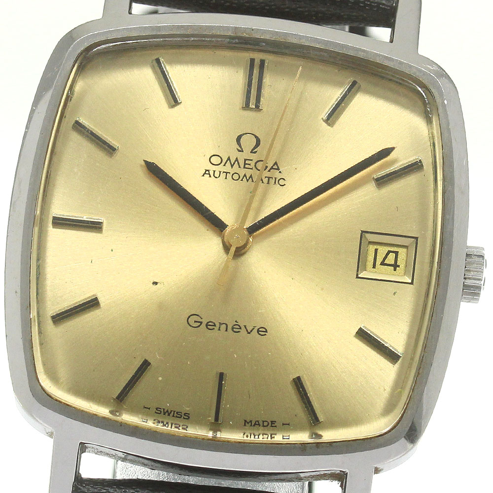 オメガ OMEGA 162.0060 ジュネーブ スクエア デイト cal.1012 自動巻き メンズ _846404【中古】 44,005円