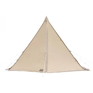 タッソ T/C モノポール型テント サンドベージュ HEXAGON（六角形）幅370高さ250cm #2727