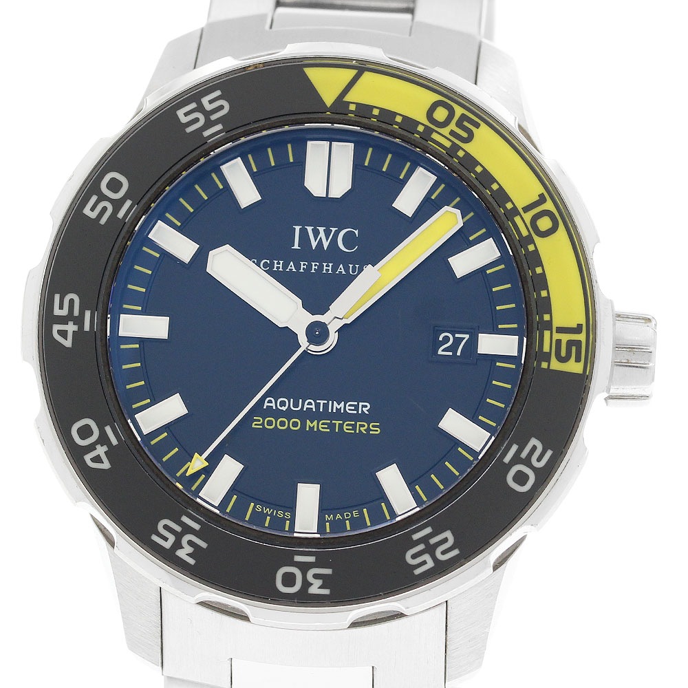 IWC IWC SCHAFFHAUSEN IW356801 アクアタイマー 2000 デイト 自動巻き メンズ _921448【中古】