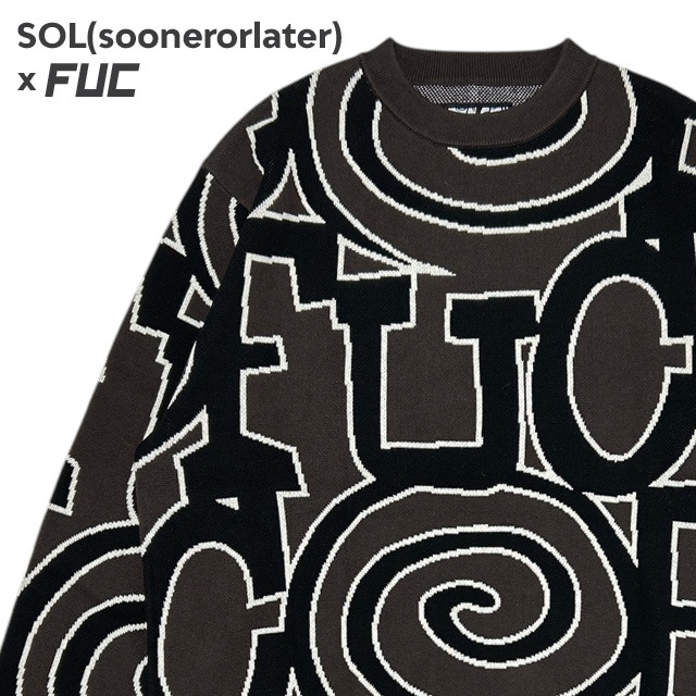 スーナーオアレイター SOL soonerorlater x FUC fackupclothes All around Knit Sweater 231-000406-066