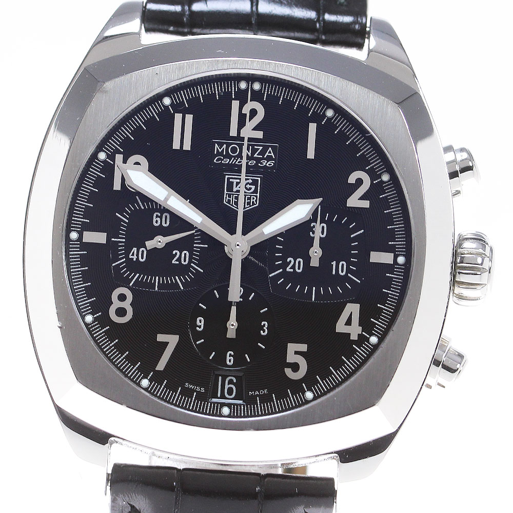 タグホイヤー TAG HEUER CR5110 モンツァ キャリバー36 クロノグラフ 自動巻き メンズ _838274【中古】