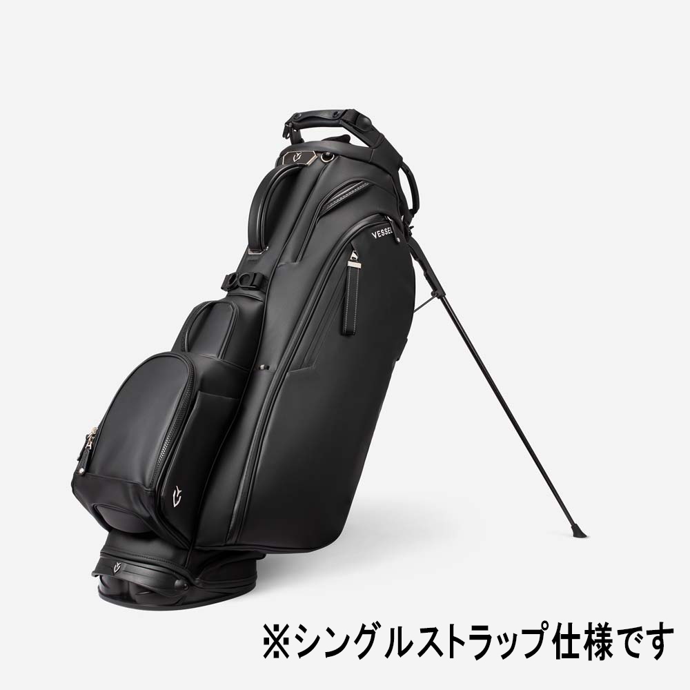 ベゼル VSL-PLY5.0PRO-BK-S PLAYER 5.0 Stand PRO キャディバッグ シングルストラップ（BLACK・9.5型・47インチクラブ対応） VSLPLY50PROBKS