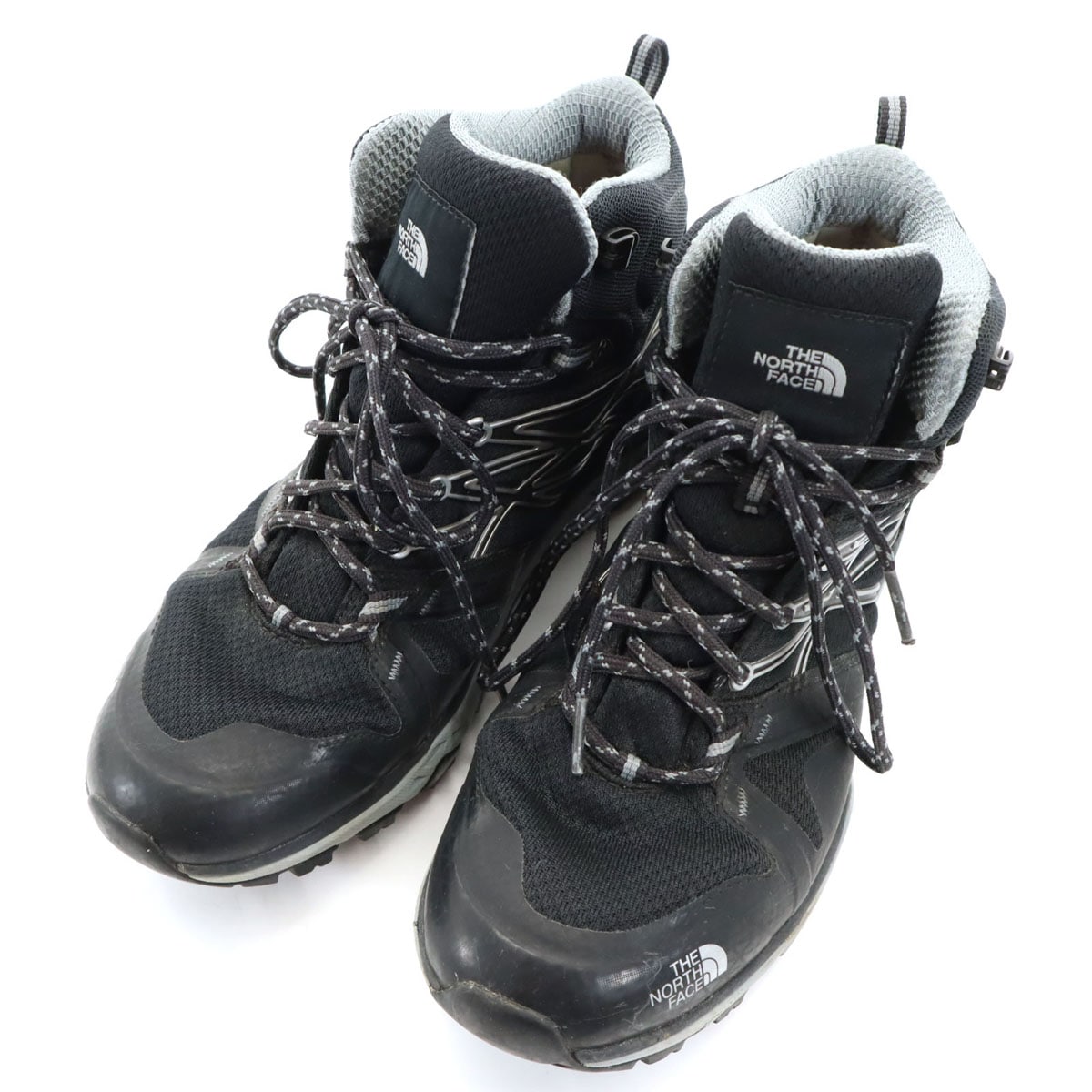 ゴアテックス トレッキング ブーツ 26.5 ブラック アウトドア 638874 ビブラムソール メンズ 古着