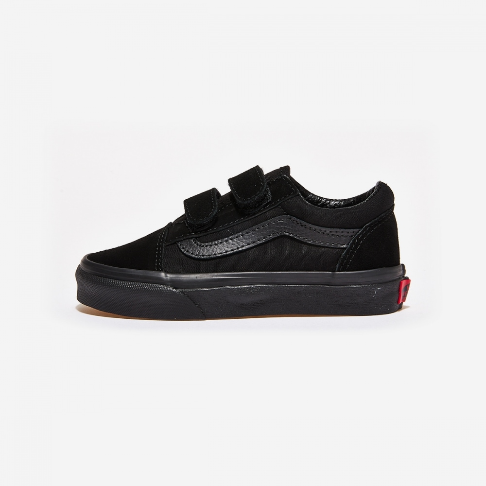 Vans オールドスクールベルクロ-ブラック/ブラック VN000VHEENR-BLK/BLK