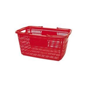 （まとめ）ジョインテックス ショップかご 30L赤 B264J-RE(×20セット)