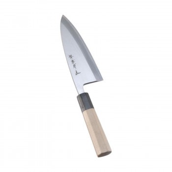 青木刃物製作所　堺孝行　シェフ和庖丁　銀三鋼　出刃　15cm　ASE04035