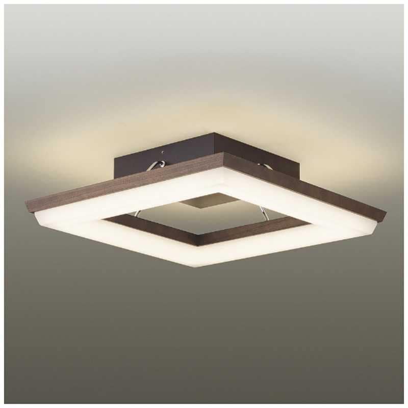 大光電機　LED間接光シーリングライト 14畳 昼白色～電球色 リモコン付属 ブラウン　DXL-81215