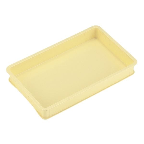 パンコンテナー/食品用コンテナー [特大型浅] アイボリー 清掃簡単