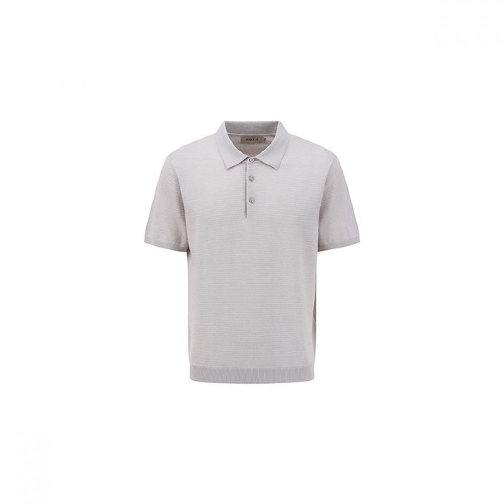 [ジョージア] メンズ) ツートーンショートスリーブ Thierie_AEF2ET1103LGR