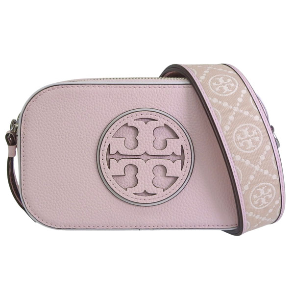 ショルダーバッグ MILLER PATENT BORDER MINI CROSSBODY 171957 650 ミラー レザー ペルーピンク