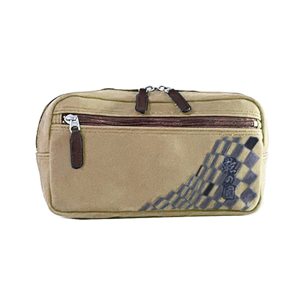 鞄の國 ボディバッグ 1040-5H メンズ ベージュ 日本製 国内正規品