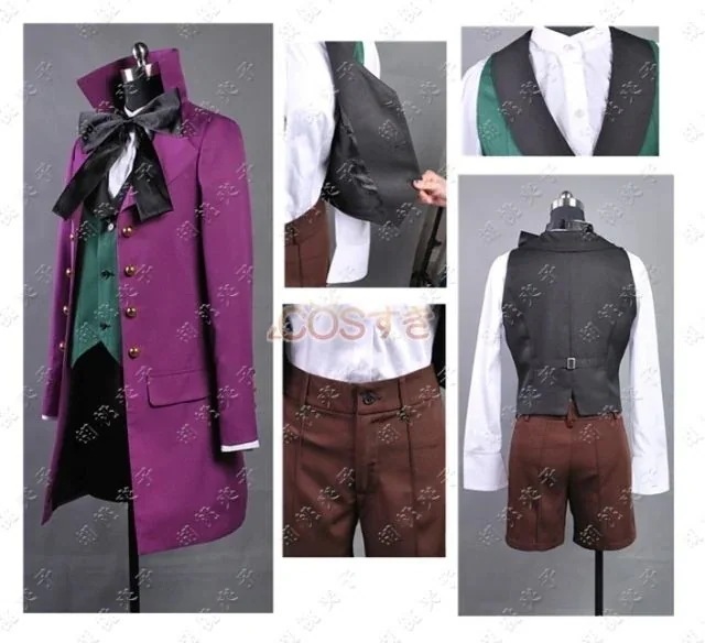 黒執事２ アロイス トランシー COS コスプレ衣装 COS 高品質 新品 Cosplay アニメ コスチューム