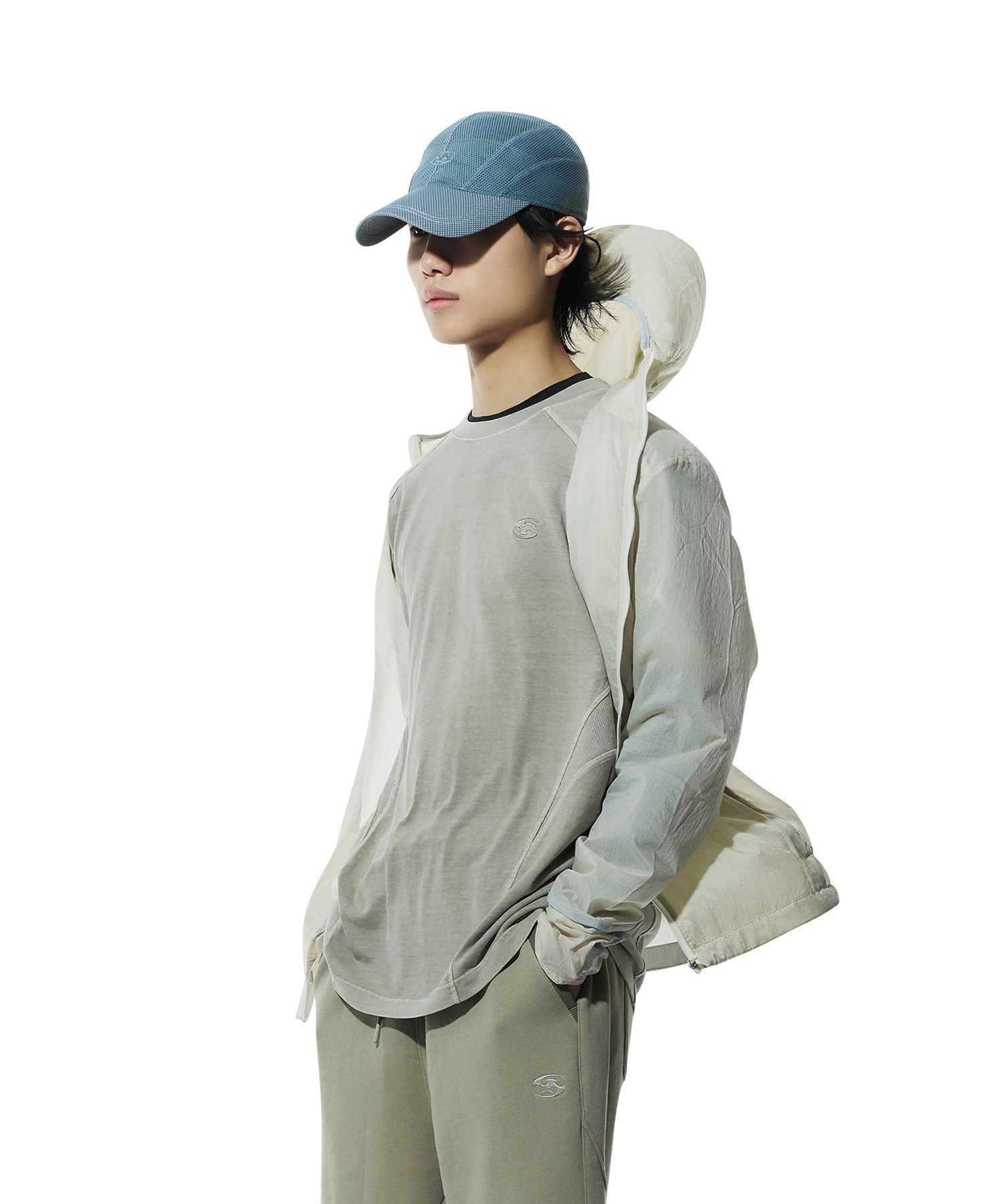 【SANSANGEAR】 24SS AIR DASH JACKET : ICE BEIGE