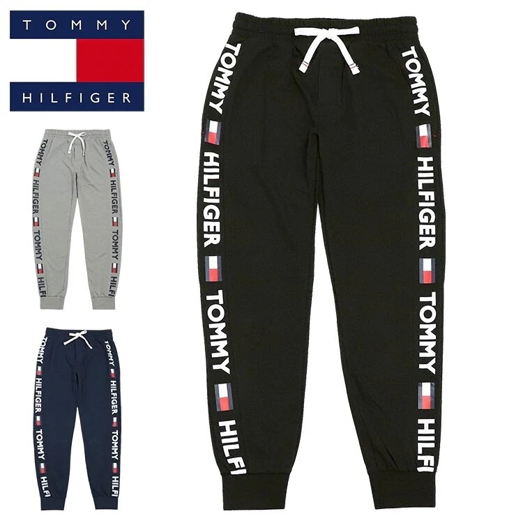 ジョガーパンツ メンズ ブランド フラッグ ロゴ プリント ボトムス ルームウェア 薄手 ズボン 春 秋