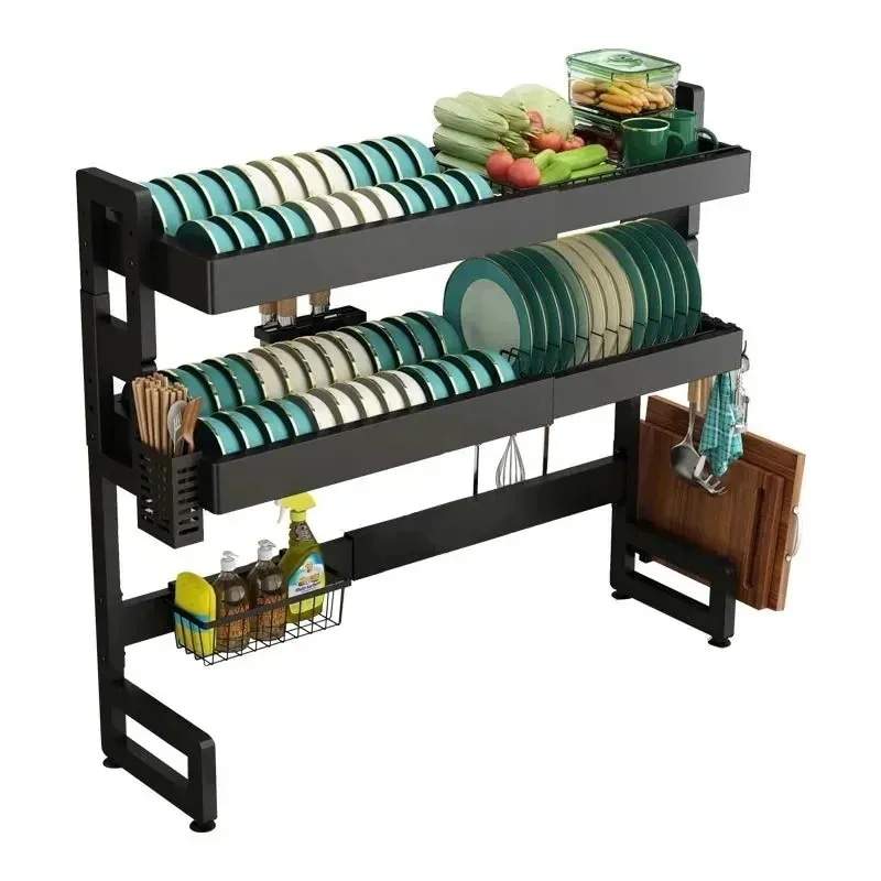 【急速出荷!】水切りラック シンク上 スリム 2段 1段 コンパクト 収納ラック 水切りワイヤーバスケット