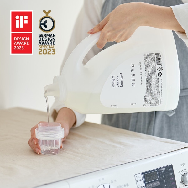 生活工作所 洗濯洗剤 3L×4入 グリーンフローラルの香り