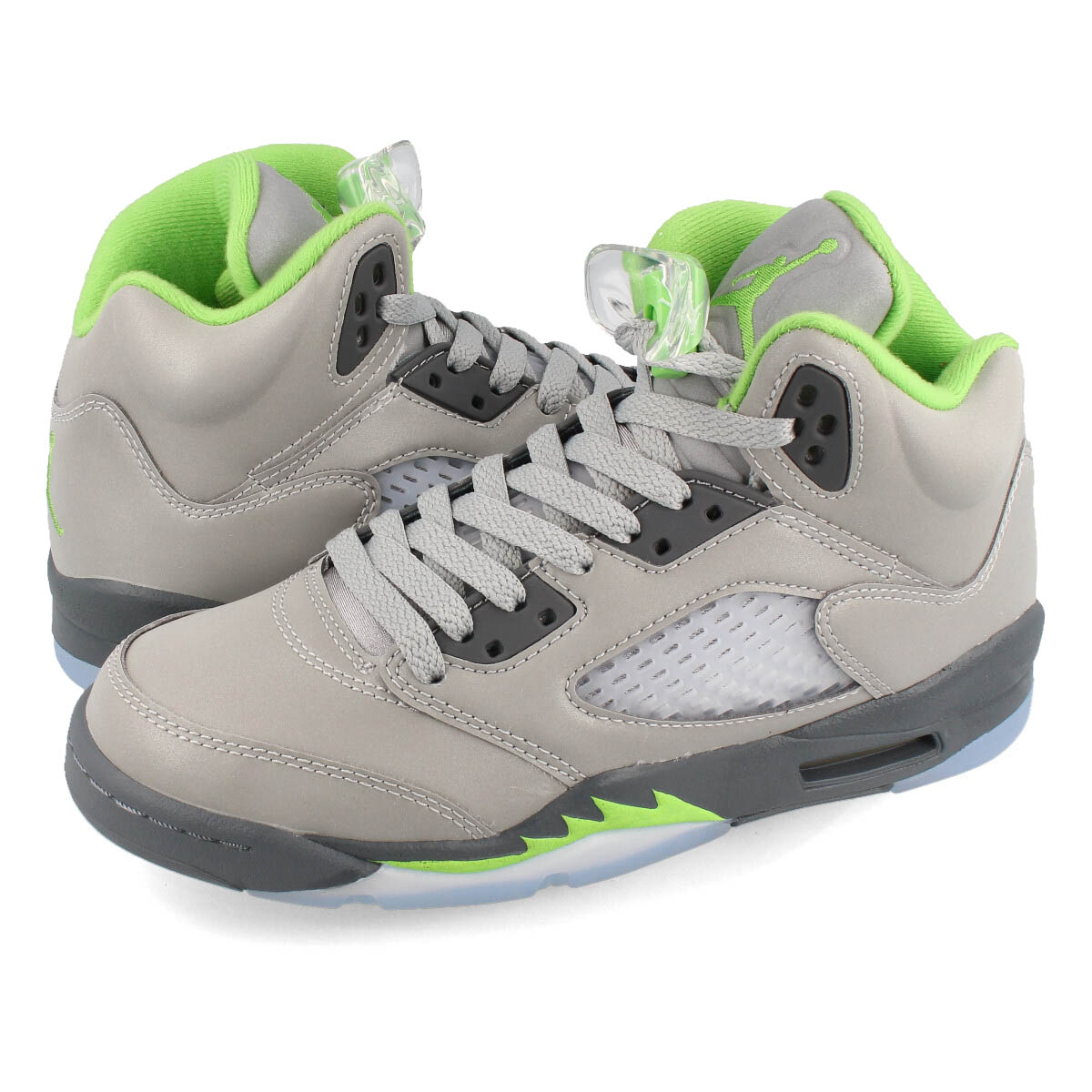 AIR JORDAN 5 RETRO GS SILVER/GREEN BEAN/FLINT GREY