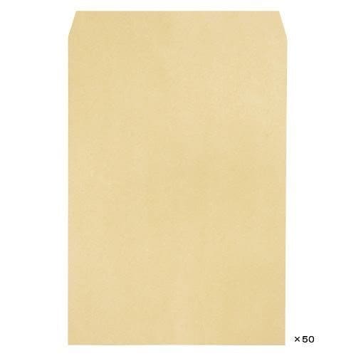 （まとめ買い）壽堂紙製品 クラフト封筒角A3 100g 50枚/袋 03851 00006216 [x3]