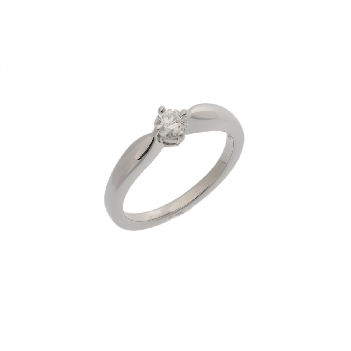 デディカータ リング 一粒ダイヤ0.23ct E-VVS2-VG 8.5号 レディース Pt950プラチナ リング・指輪 Aランク 中古 銀蔵