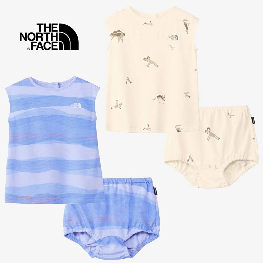 ベビー リトルブリーズフレンチスリーブワンピース＆ブルマー NTB12569 BB/ブルーブルーリー/ CA/カットアウトアニマルズ/ 7,550円