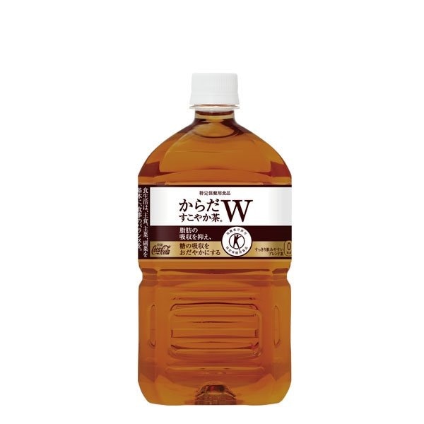 からだすこやか茶W 1050ml ペットボトル 特保 トクホ 2ケース 24本入 箱買い ケース まとめ買い コカコーラ社製品