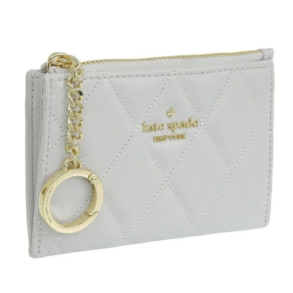 ケイトスペード kate spade フラグメントケース カードケース コインケース 小銭入れ キーケース ミニ財布 レディース アウトレット レザー グレー キャリー carey KG426 020