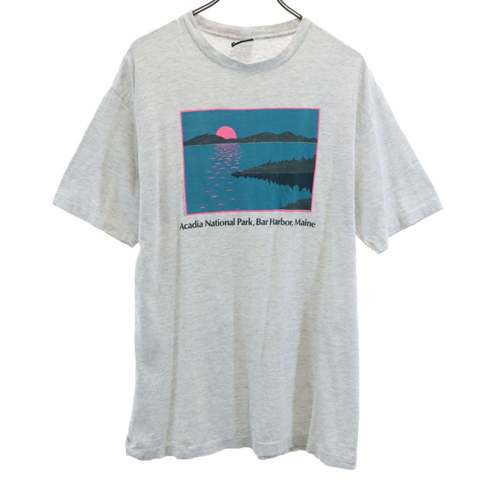 シグナルスポーツ 90s オールド 半袖 Tシャツ L グレー SIGNAL SPORTS メンズ
