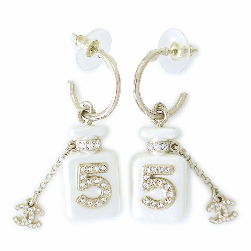 ピアス レディース AB8468 スタッドピアス アクセサリー 香水ボトル ココマーク CCマーク ゴールド