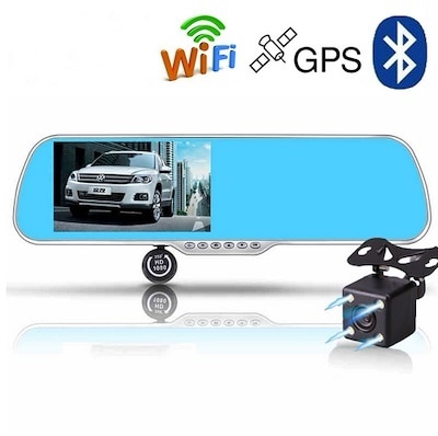 Hot Sale Android Rearview Mirror Car DVR Bluetooth GPS Navigator Car Camera Full HD 1080P Night Visi