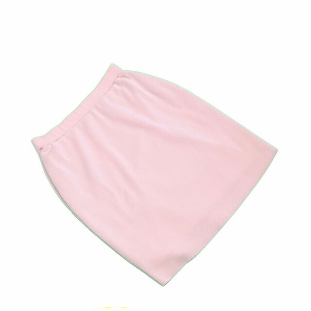 ワンピース 両サイドポケット付き ウエストゴム 42サイズ ピンク 中古