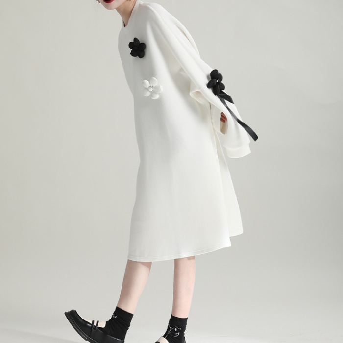 秋冬新作レイヤーシルエットトレーナーワンピースma012 5,527円