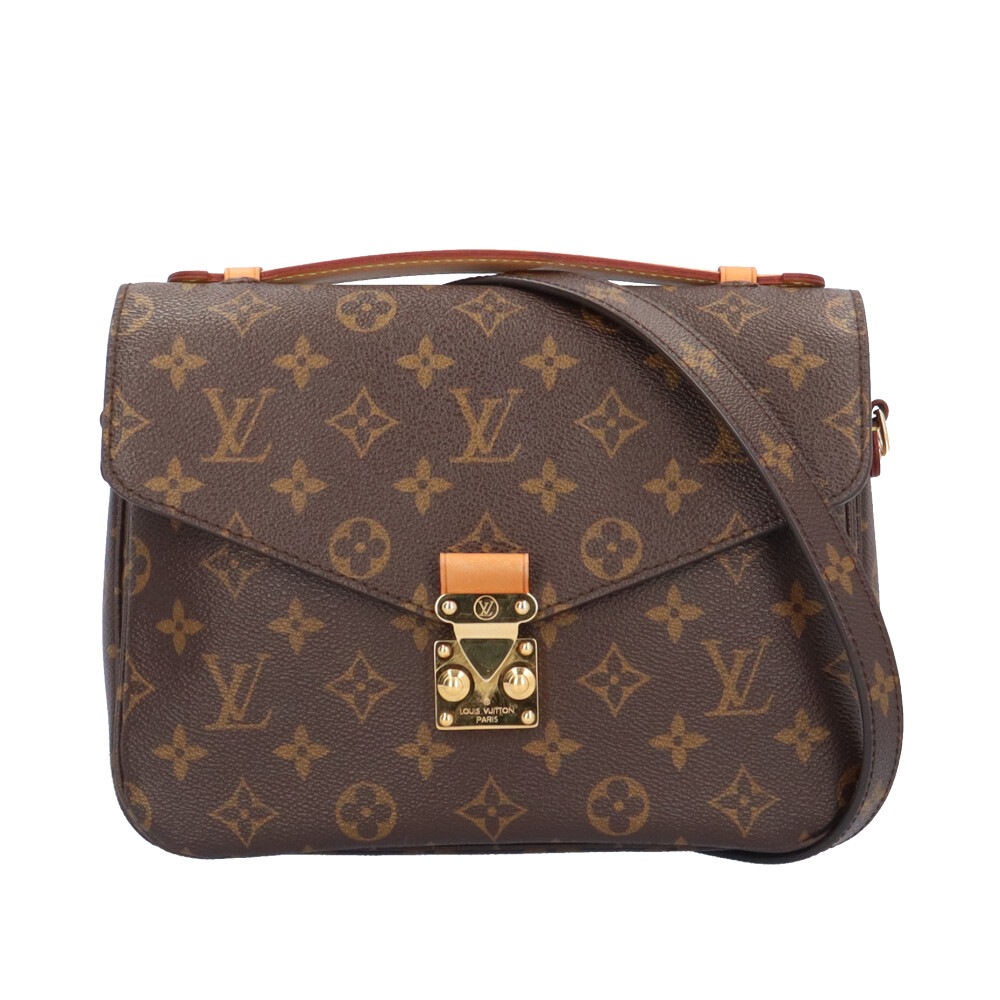 ルイヴィトン ポシェットメティスMM モノグラム ショルダーバッグ モノグラムキャンバス M44875 ブラウン LOUIS VUITTON 中古