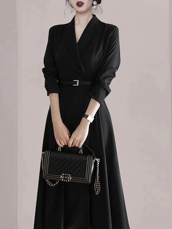 2025新品発売ワンピースロング丈バックル付き卒業式レディース服母入学式卒園式ママ入園式ママコーデお宮参り親フォーマ 7,909円