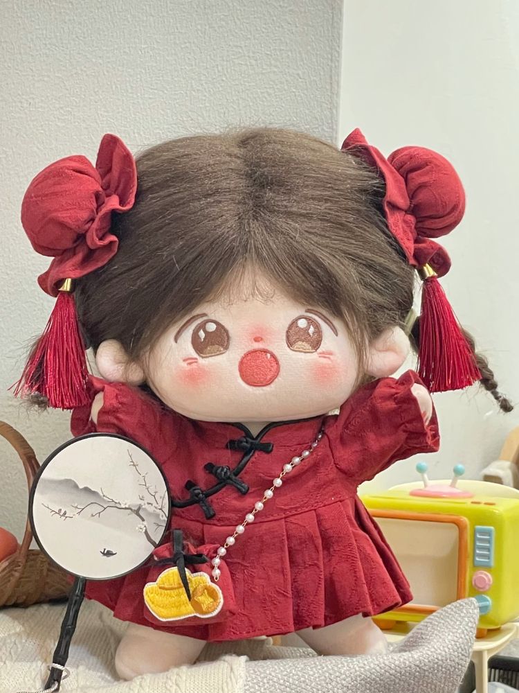 まおゆう物語 新礼拝 ベビー服 20cm コットンドール レッド 新品