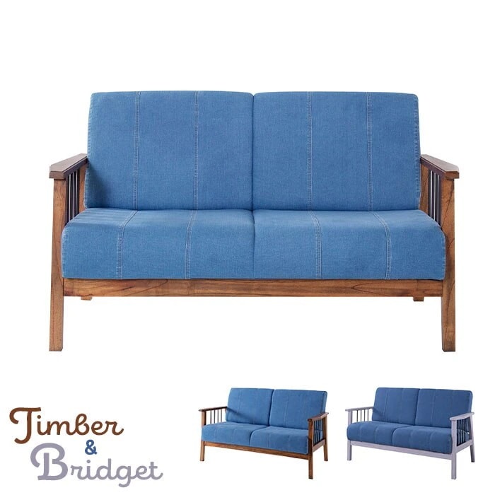 2人掛けソファ 幅138 奥行69 高さ81 座面高43cm インテリア ソファ ソファベッド 2人