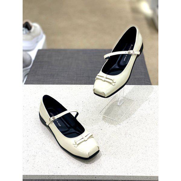 [坡州店] [] 女性スクエアトゥメリージェーン712435703 3cm [2color]