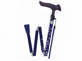 フジホーム かるがもファムII 折畳 小花ネイビー WB5133