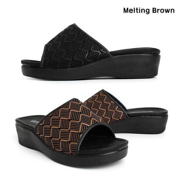 女性用デイリーハイハイトスリッパミドルヒール4cm