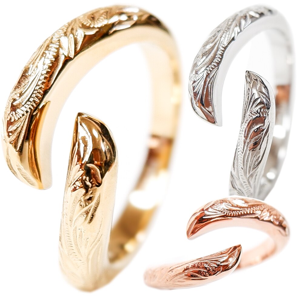 ハワイアンジュエリー リング 指輪 スクロール メンズ レディース プレゼント ブランド