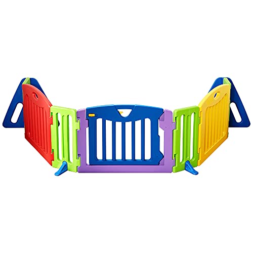 日本育児 ベビーゲート キッズパーテーション 6ヶ月24ヶ月対象 カラフルで自由度の高いパー