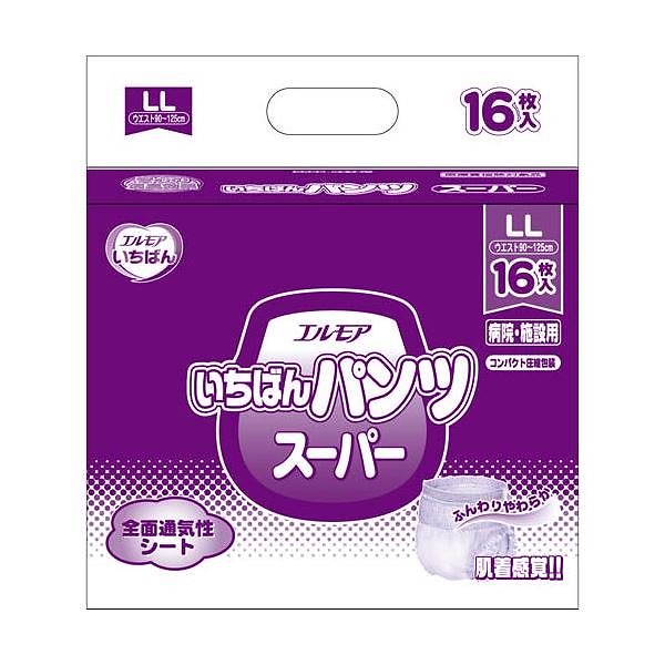 (業務用2セット) カミ商事 いちばんパンツスーパーLL16枚