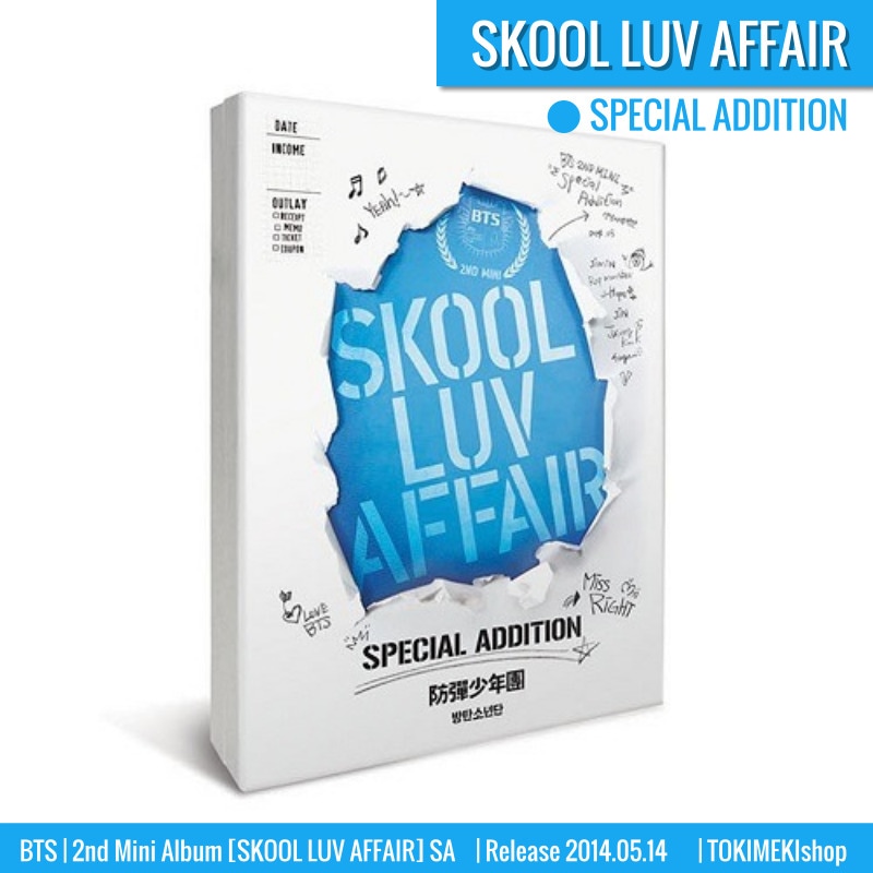 BTS アルバム 2nd Mini [SKOOL LUV AFFAIR] Special Addition 1CD+ 2DVD /防弾少年団 +Shop Gift