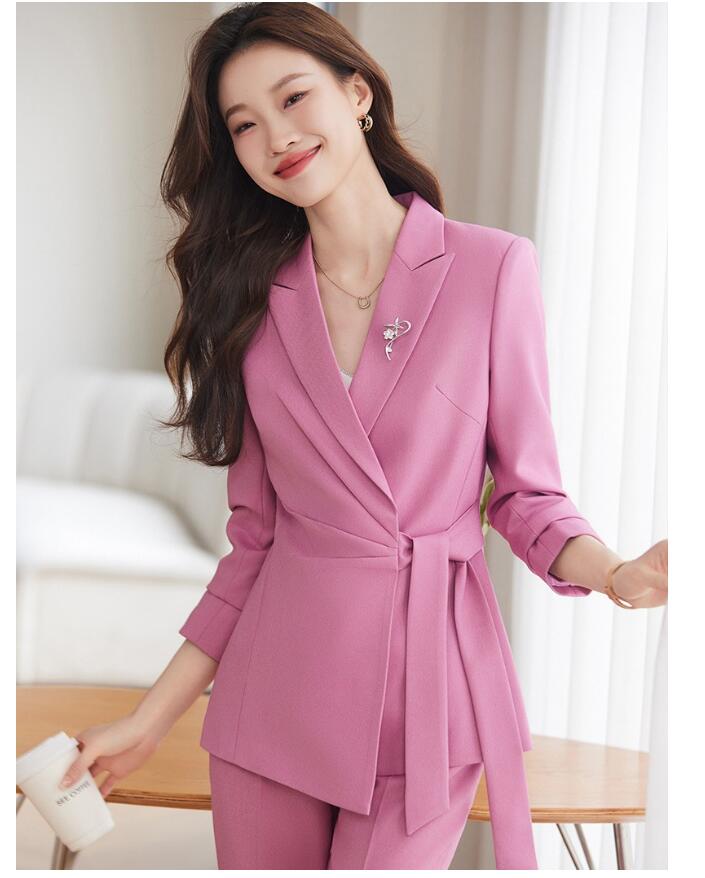 パンツスーツ カジュアル 事務服 長袖 春秋冬 フォーマル ジャケット＆パンツ 2点セット レディース スーツ OLオフィス ビジネス 通勤就活面接 キャリア リクルート セレモニースーツ 謝恩会 二