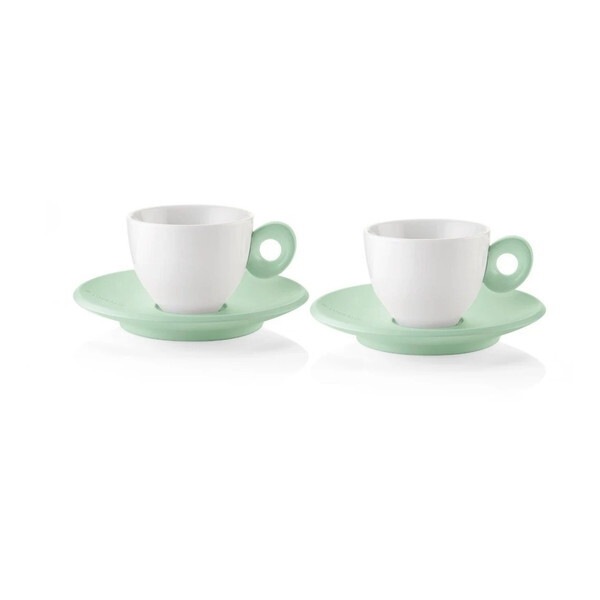 Guzzini エスプレッソカップ&ソーサ 2セット Everyday モーヴグリーン 81700243 5,060円