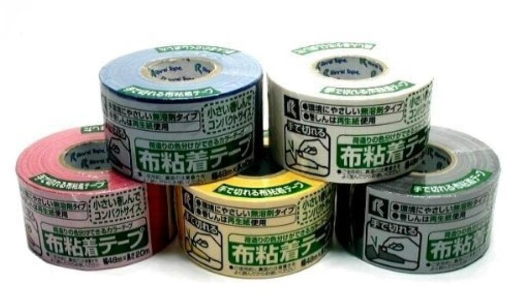 リンレイ 布カラーテープ #364Ｃ （黄）サイズ48X20m [まとめ買い30巻セット]