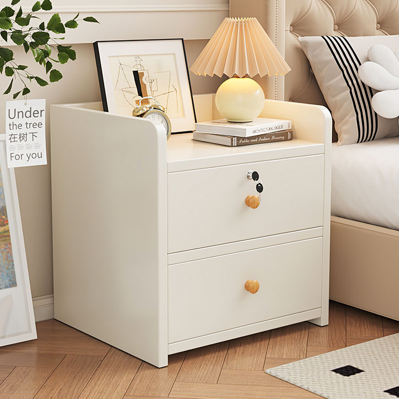 収納棚収納棚ベッドサイド棚物置棚モダンなベッドサイドテーブルベッドルームホームベッドサイド小さなキャビネット収納キャビネット模倣ソリッドウッドミニ小さな収納キャビネット 4,377円