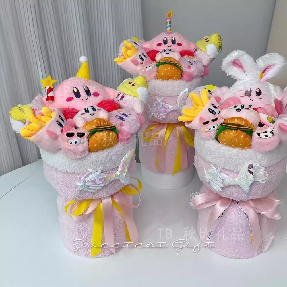 （花束みたいな恋をした）ガールフレンドからガールフレンドへの誕生日プレゼントスタードールブーケカービィ人形おもちゃ漫画人形母の日